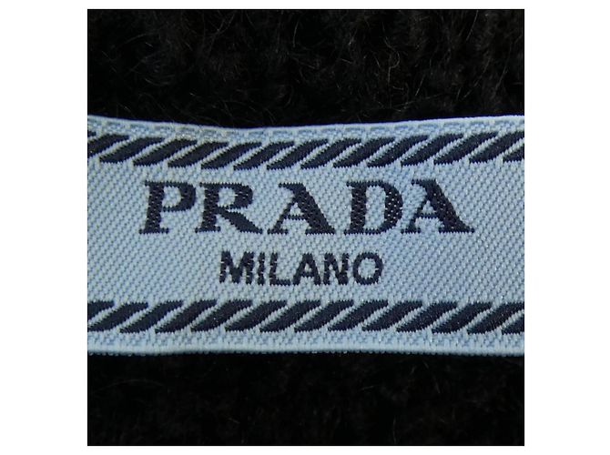 Falda Prada negra de textil - vista 4