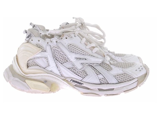 Balenciaga Running Sneaker Leder Weiß 37 - Ansicht 3