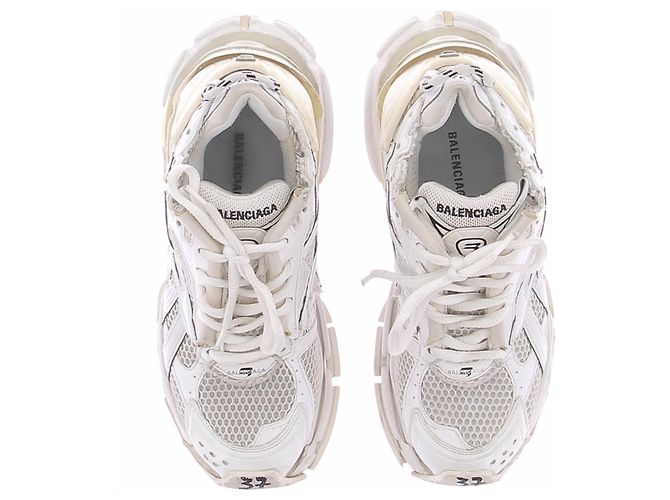 Balenciaga Running Sneaker Leder Weiß 37 - Ansicht 6