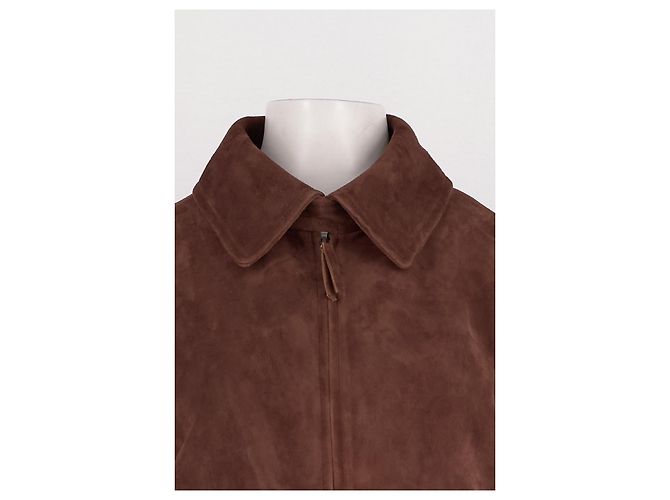 Autre Marque LEATHER Chaqueta de cuero marrón - vista 5