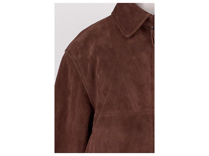 Autre Marque LEATHER Chaqueta de cuero marrón - vista 6