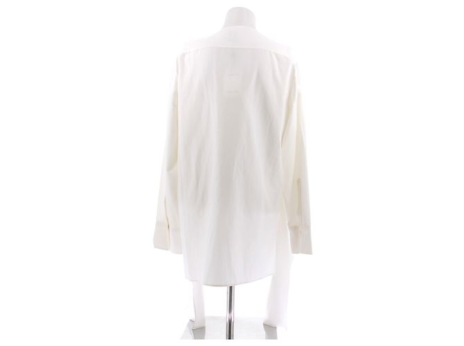 Blusa in cotone ecru Massimo Dutti S - vista 2