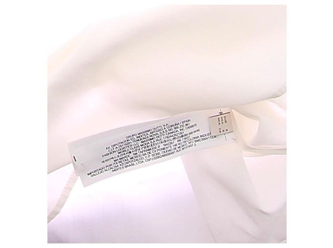 Blusa in cotone ecru Massimo Dutti S - vista 6
