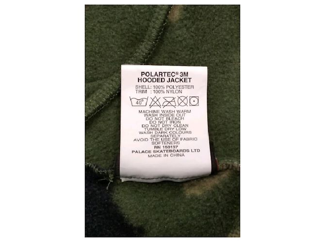 Autre Marque PALACE Kapuzenjacke Khaki Camouflage Gerade Schnitt - Ansicht 6
