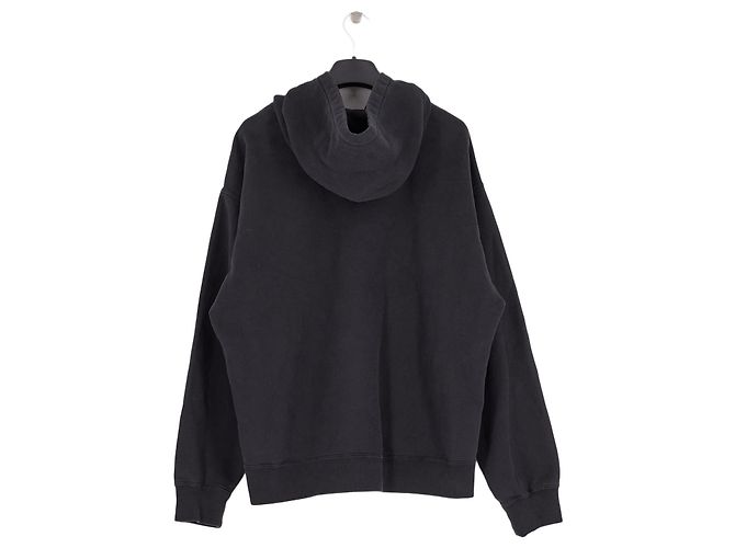 Sudadera con capucha Nike negra de algodón - vista 2