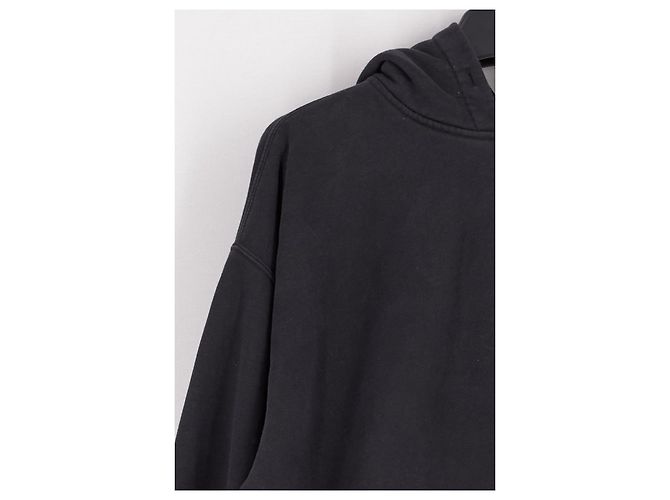 Sudadera con capucha Nike negra de algodón - vista 4