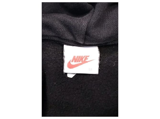 Sudadera con capucha Nike negra de algodón - vista 5