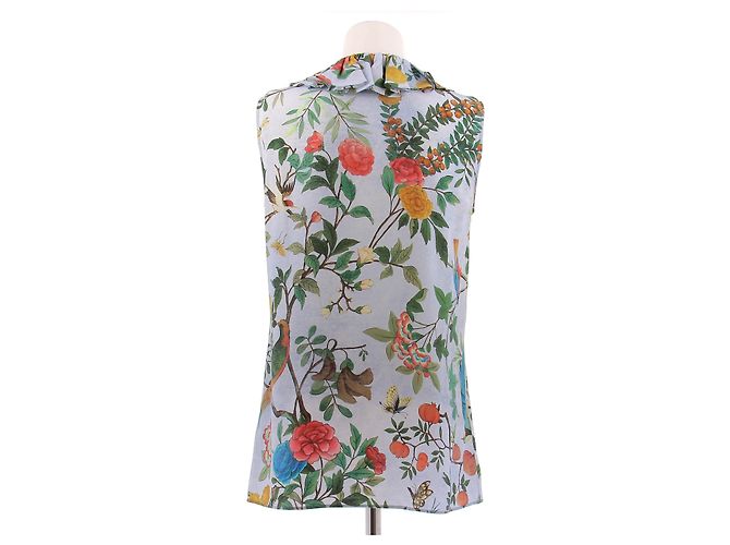 Gucci Blusa con estampado floral - vista 2