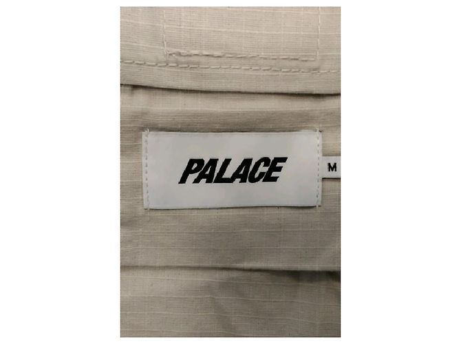 Autre Marque Pantaloncini in cotone beige PALACE - vista 5