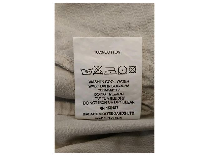 Autre Marque Pantaloncini in cotone beige PALACE - vista 6