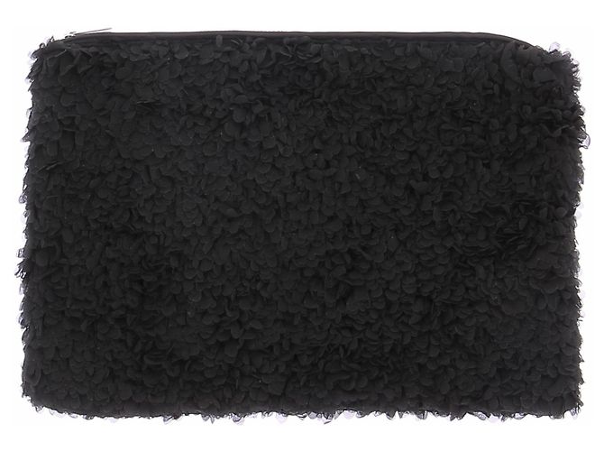 Loulou de Saison Pouch testurizzata nera - vista 2