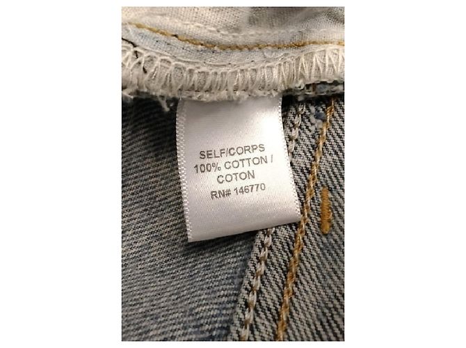 Jeans Levi's x RE/DONE Azul Claro Flare com Rasgos 26 - vista 6