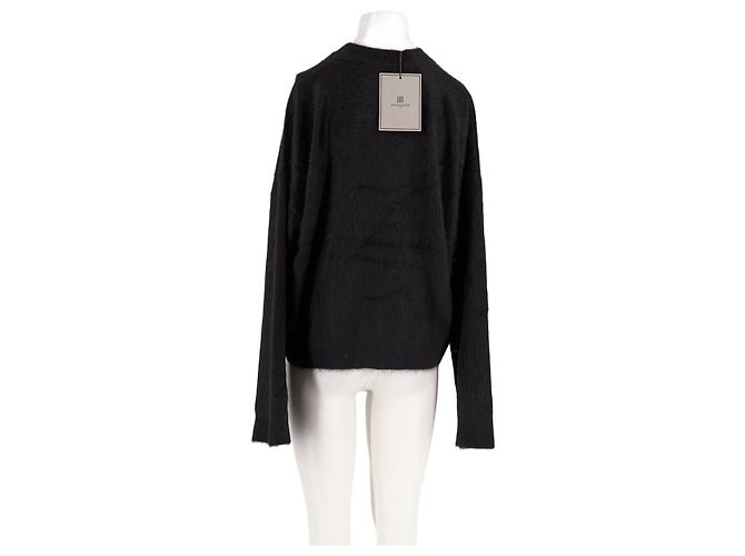 Autre Marque SOPHIE SCHNOOR Wollpullover Schwarz Rundhals - Ansicht 2