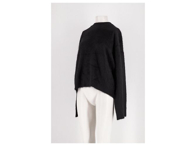 Autre Marque SOPHIE SCHNOOR Wollpullover Schwarz Rundhals - Ansicht 4