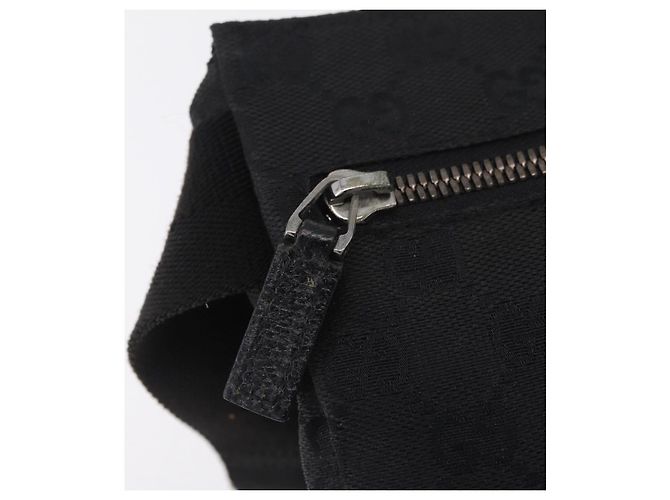 GUCCI GG Canvas Waist bag Black Silver 28566 - vista 16