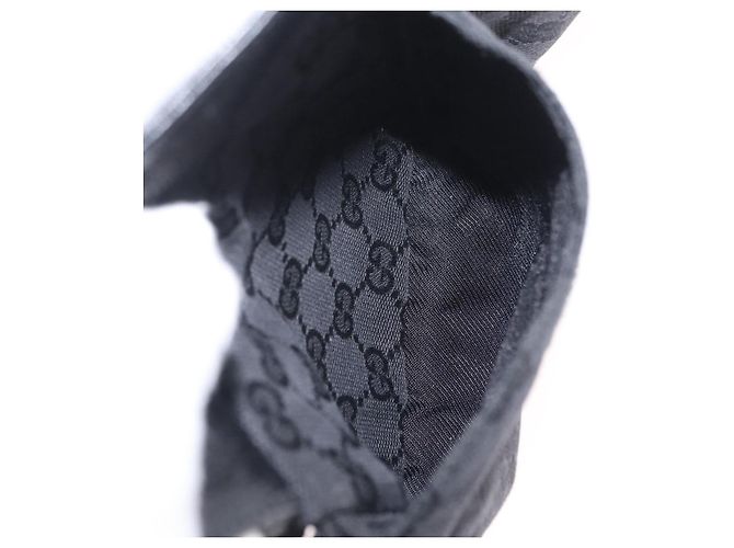 GUCCI GG Canvas Waist bag Black Silver 28566 - vista 23