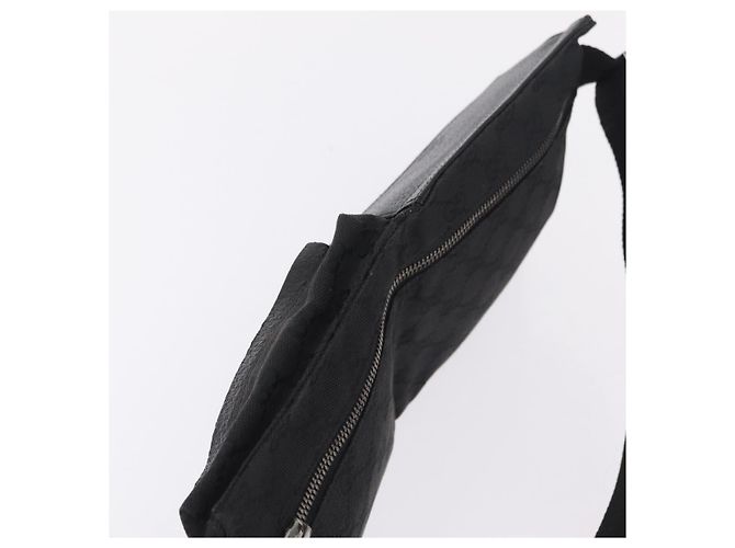 GUCCI GG Canvas Waist bag Black Silver 28566 - vista 6
