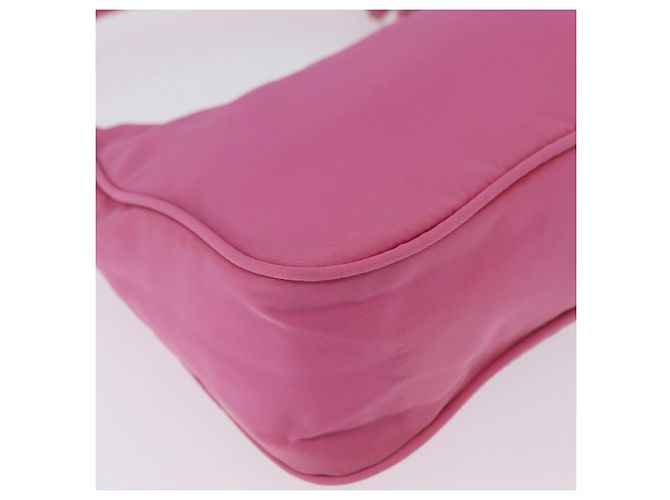 PRADA Bolso de mano Nylon Rosa Plata - vista 17