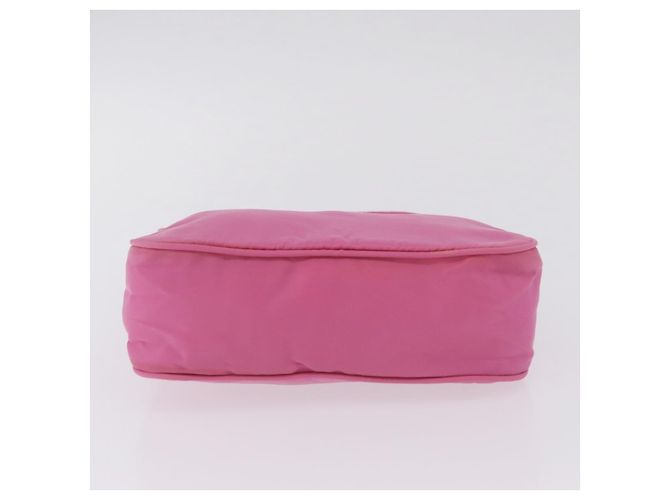 PRADA Bolso de mano Nylon Rosa Plata - vista 6