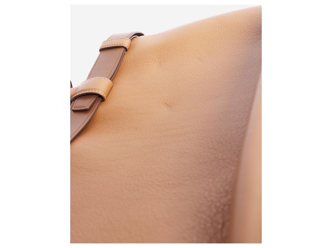 Prada Mala tote com fivela Caramel - vista 10
