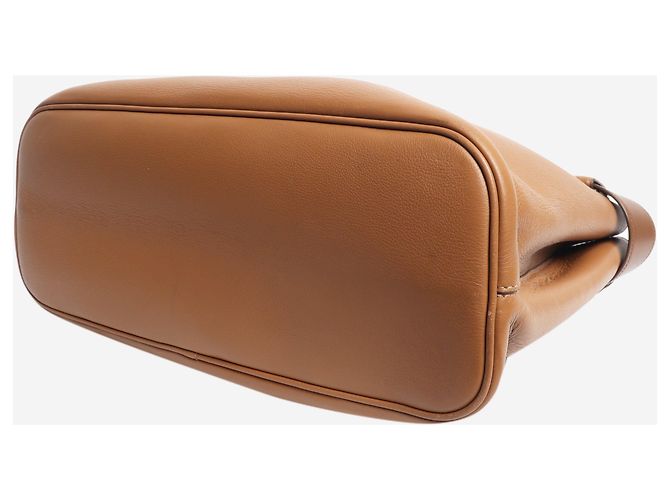 Prada Mala tote com fivela Caramel - vista 6