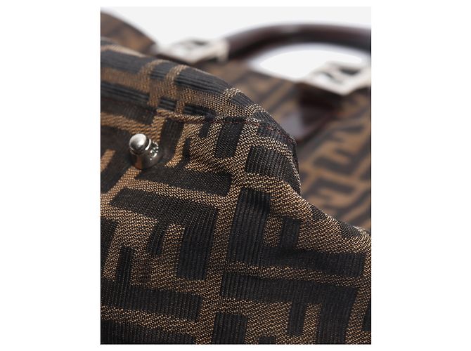 Fendi Vintage Zucca Canvas Tote Bag Braun - Ansicht 10
