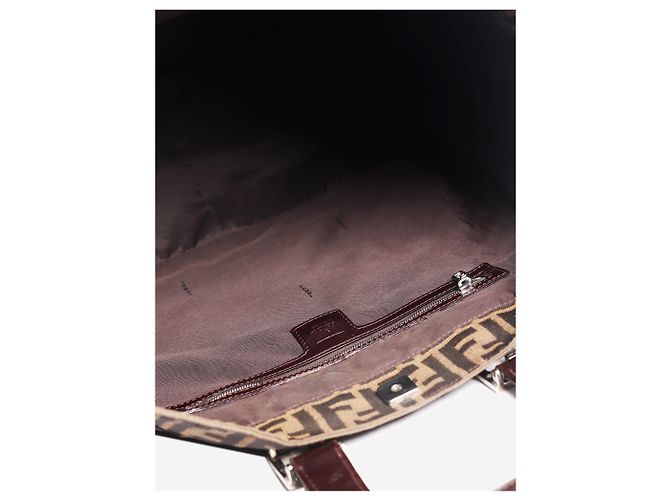 Fendi Vintage Zucca Canvas Tote Bag Braun - Ansicht 7