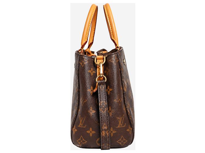 Louis Vuitton Borsa Montaigne BB in tela Monogram marrone - vista 2