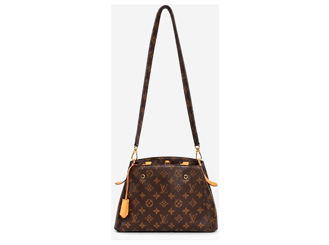 Louis Vuitton Borsa Montaigne BB in tela Monogram marrone - vista 3