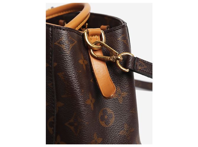 Louis Vuitton Borsa Montaigne BB in tela Monogram marrone - vista 6