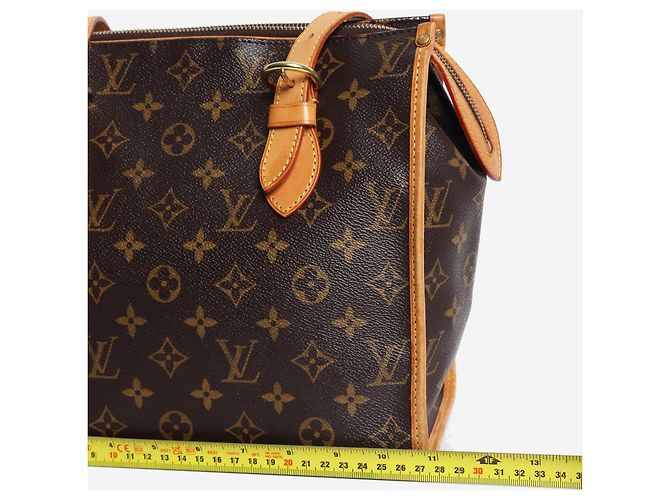 Louis Vuitton Borsa tote Popincourt Haut in tela Monogram marrone - vista 9