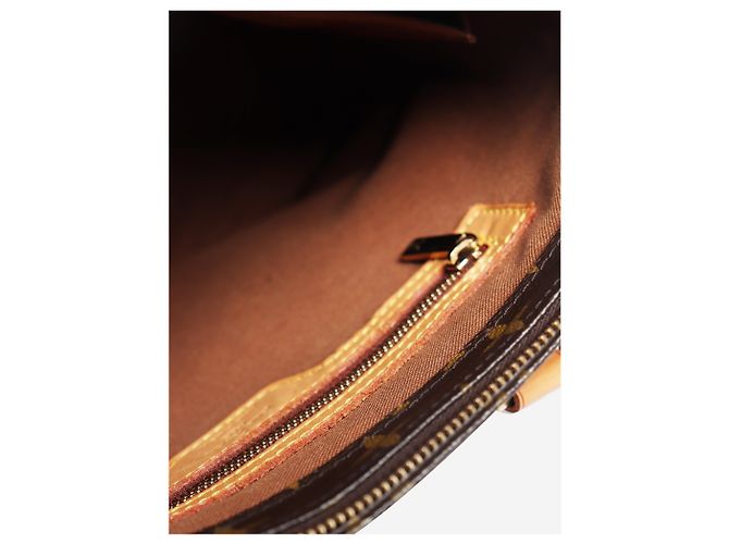 Louis Vuitton Cabas Piano Shopper aus braunem Monogram Canvas - Ansicht 7