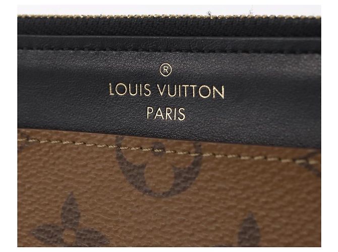 LOUIS VUITTON Monogram Reverse Slim Purse Long Wallet M80390 LV - Ansicht 17