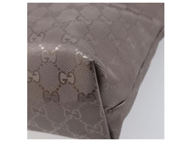 GUCCI GG Implementation Tote Bag PVC Leather Silver 211138 - Ansicht 12