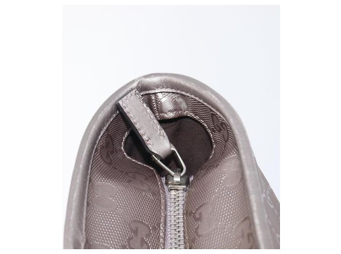 GUCCI GG Implementation Tote Bag PVC Leather Silver 211138 - Ansicht 15