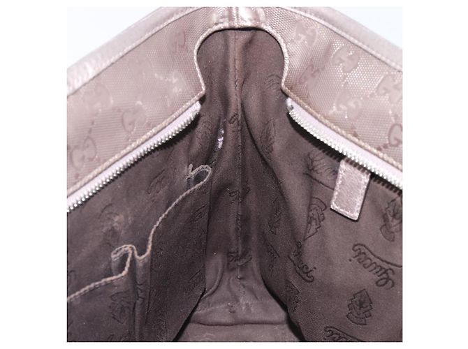 GUCCI GG Implementation Tote Bag PVC Leather Silver 211138 - Ansicht 19