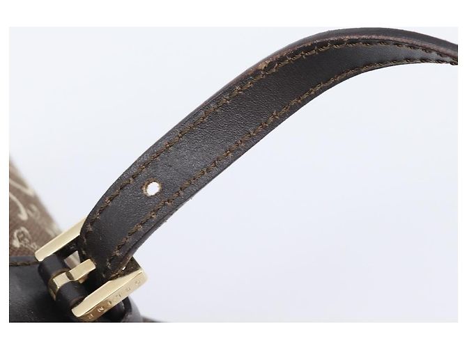 Céline CELINE C Macadam Hand Bag Canvas Brown Gold Tone - vista 17