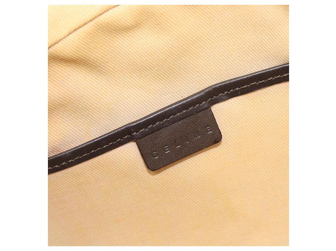 Céline CELINE C Macadam Hand Bag Canvas Brown Gold Tone - vista 18