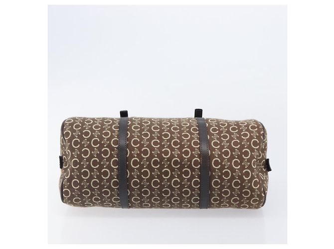 Céline CELINE C Macadam Hand Bag Canvas Brown Gold Tone - vista 9