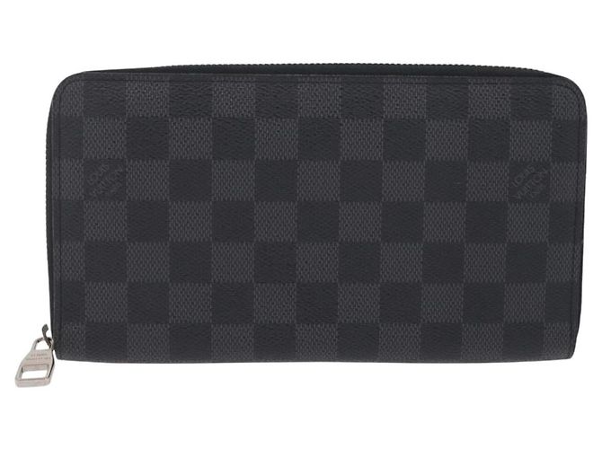 LOUIS VUITTON Damier Graphite Zippy Organizer Long Wallet N63077 LV - vista 13
