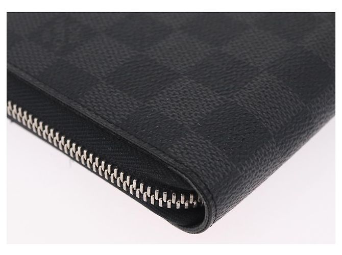 LOUIS VUITTON Damier Graphite Zippy Organizer Long Wallet N63077 LV - vista 15