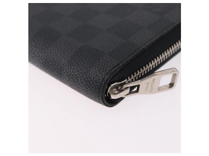 LOUIS VUITTON Damier Graphite Zippy Organizer Long Wallet N63077 LV - vista 16