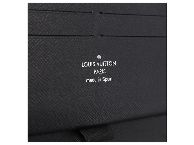 LOUIS VUITTON Damier Graphite Zippy Organizer Long Wallet N63077 LV - vista 17