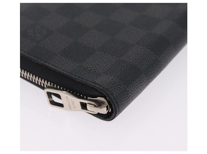 LOUIS VUITTON Damier Graphite Zippy Organizer Long Wallet N63077 LV - vista 7