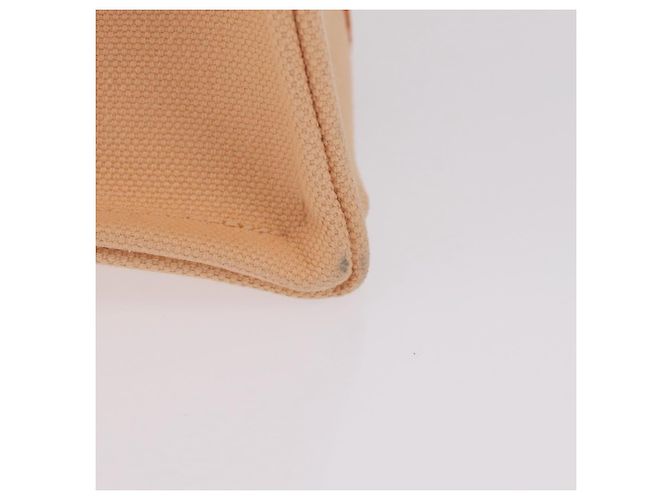 Hermès HERMES Coquillage PM Hand Bag Canvas Orange Silver - Ansicht 5