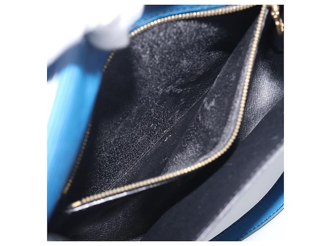 Saint-Cloud LOUIS VUITTON Epi Saint Cloud GM Shoulder Bag Toledo Blue M52195 LV - vista 11