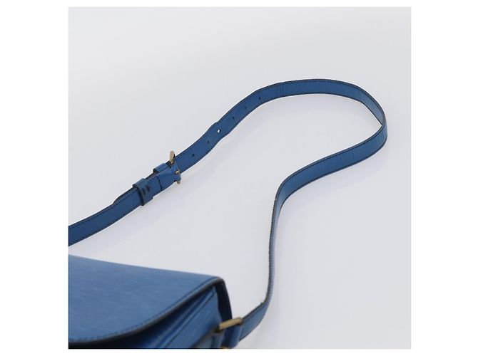 Saint-Cloud LOUIS VUITTON Epi Saint Cloud GM Shoulder Bag Toledo Blue M52195 LV - vista 14