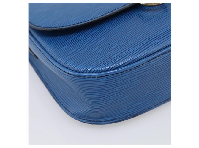 Saint-Cloud LOUIS VUITTON Epi Saint Cloud GM Shoulder Bag Toledo Blue M52195 LV - vista 16