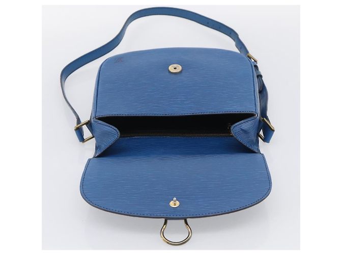 Saint-Cloud LOUIS VUITTON Epi Saint Cloud GM Shoulder Bag Toledo Blue M52195 LV - vista 19