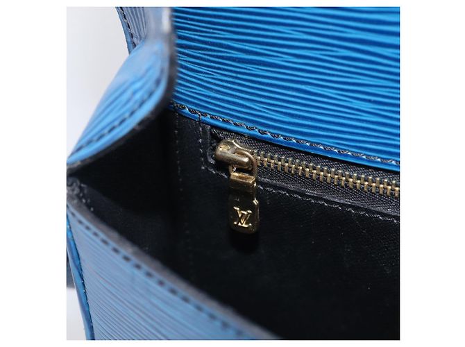 Saint-Cloud LOUIS VUITTON Epi Saint Cloud GM Shoulder Bag Toledo Blue M52195 LV - vista 24